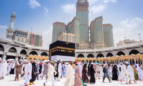 Mecca,,Saudi,Arabia,-,29,July,2018:,Muslim,Pilgrims,At